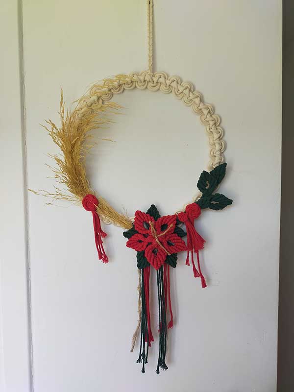 Corona de Navidad Silvestre